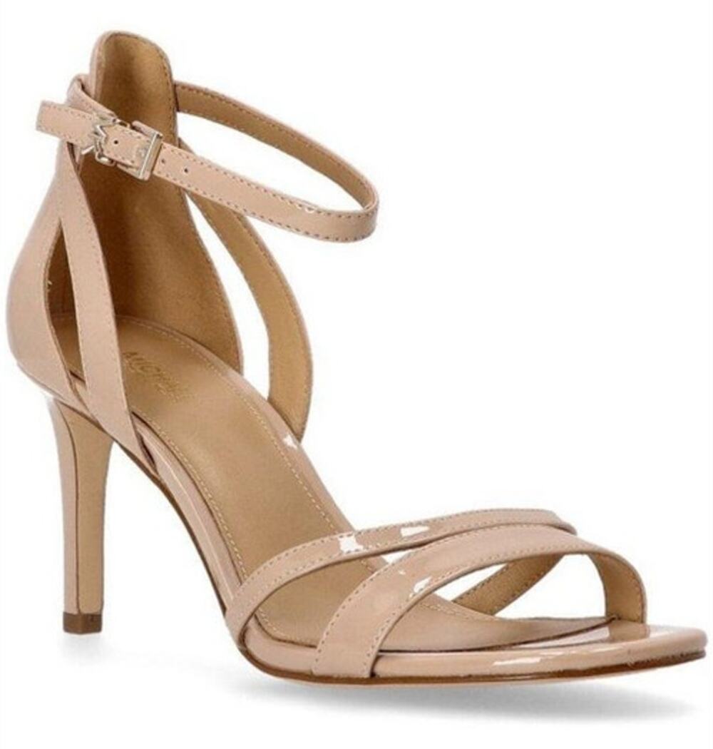 MICHAEL KORS Womens NEW Kimberly Strappy Heel Sandals Tan / Size 11